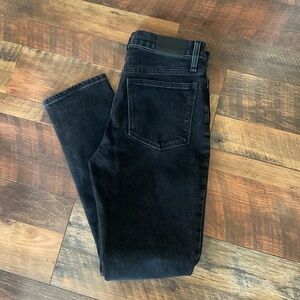 Madewell Black Tomboy Straight Jeans 26